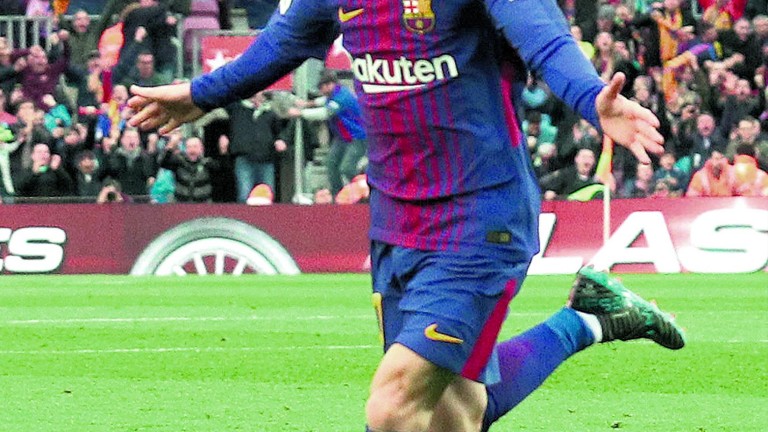 Messi le da al Barça media Liga