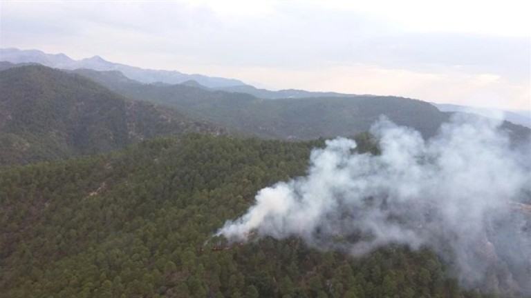 Extinguido el incendio en la Sierra de Segura