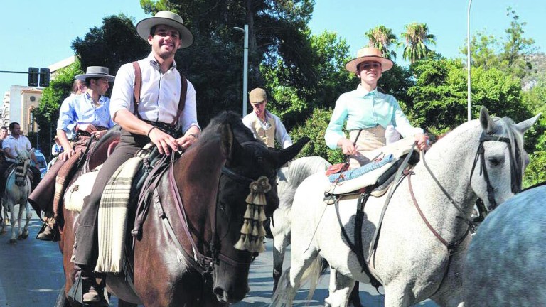 Los caballos desfilan por Santiago