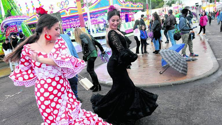 Al mal tiempo los jiennenses le pusieron buena cara y bajaron al ferial el día grande