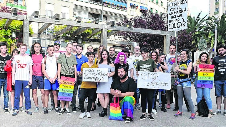 Protesta contra la homofobia