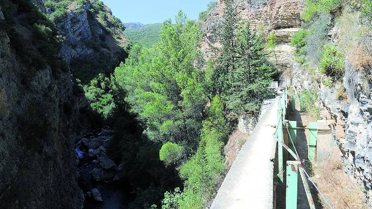 Un paseo para reivindicar la restauración de Los Cañones