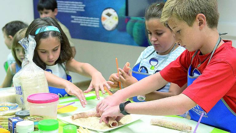 Curso de cocina infantil con el aceite como protagonista