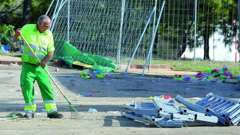 Ahora toca limpiar y recoger