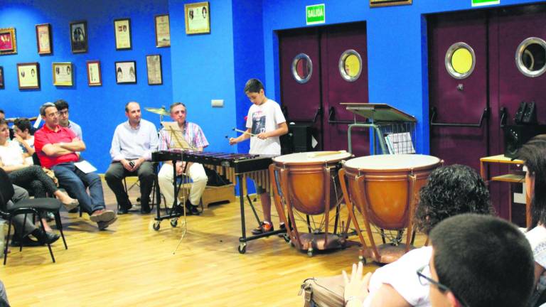 Audición de fin de curso en la Escuela de Música