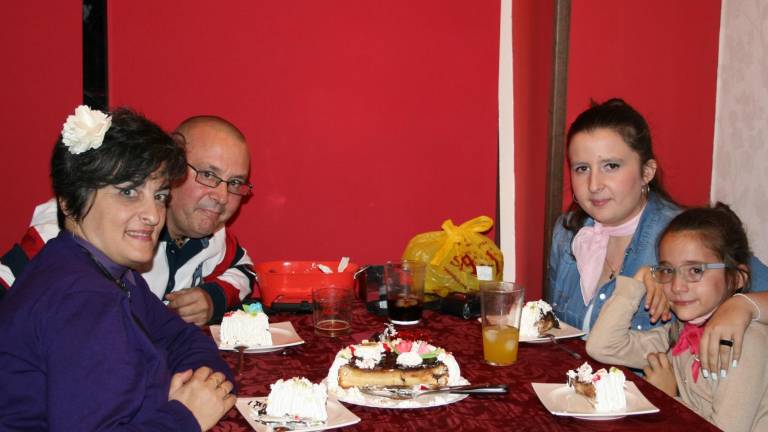 Celebración en familia en La Zarzamora