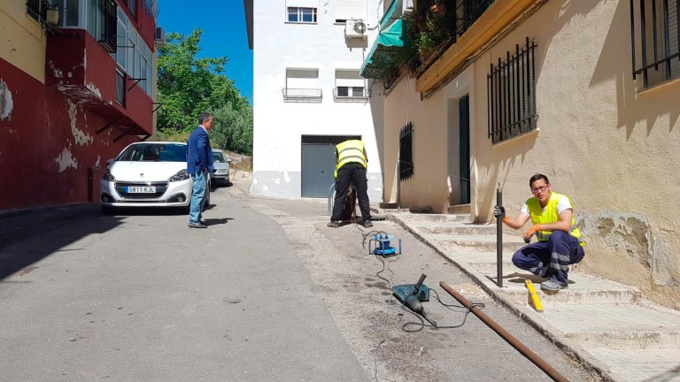Obras de mejora de la accesibilidad en la calle Alcalde Cancio Uribe