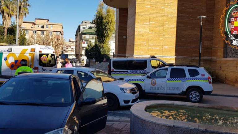 Un herido en un accidente en la Avenida Eduardo García Maroto