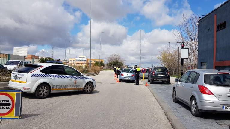 Controles de velocidad en pleno casco urbano