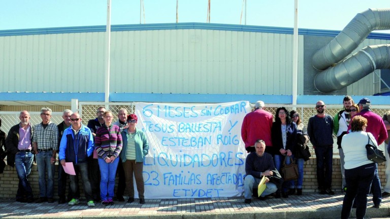 Trabajadores de Etydet piden cobrar ochocientos mil euros
