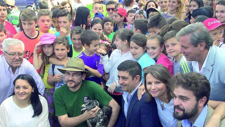 El primer quebrantahuesos del año ya vuela en Bedmar