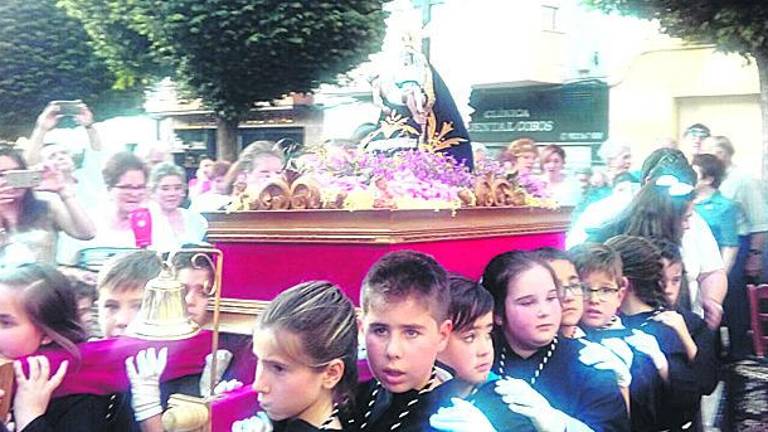 Procesión infantil en Torredelcampo